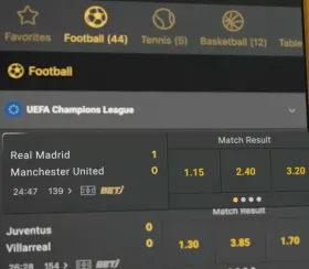 Lista de jogos com a etiqueta BETi junto ao encontro que tem o Betiator ativo